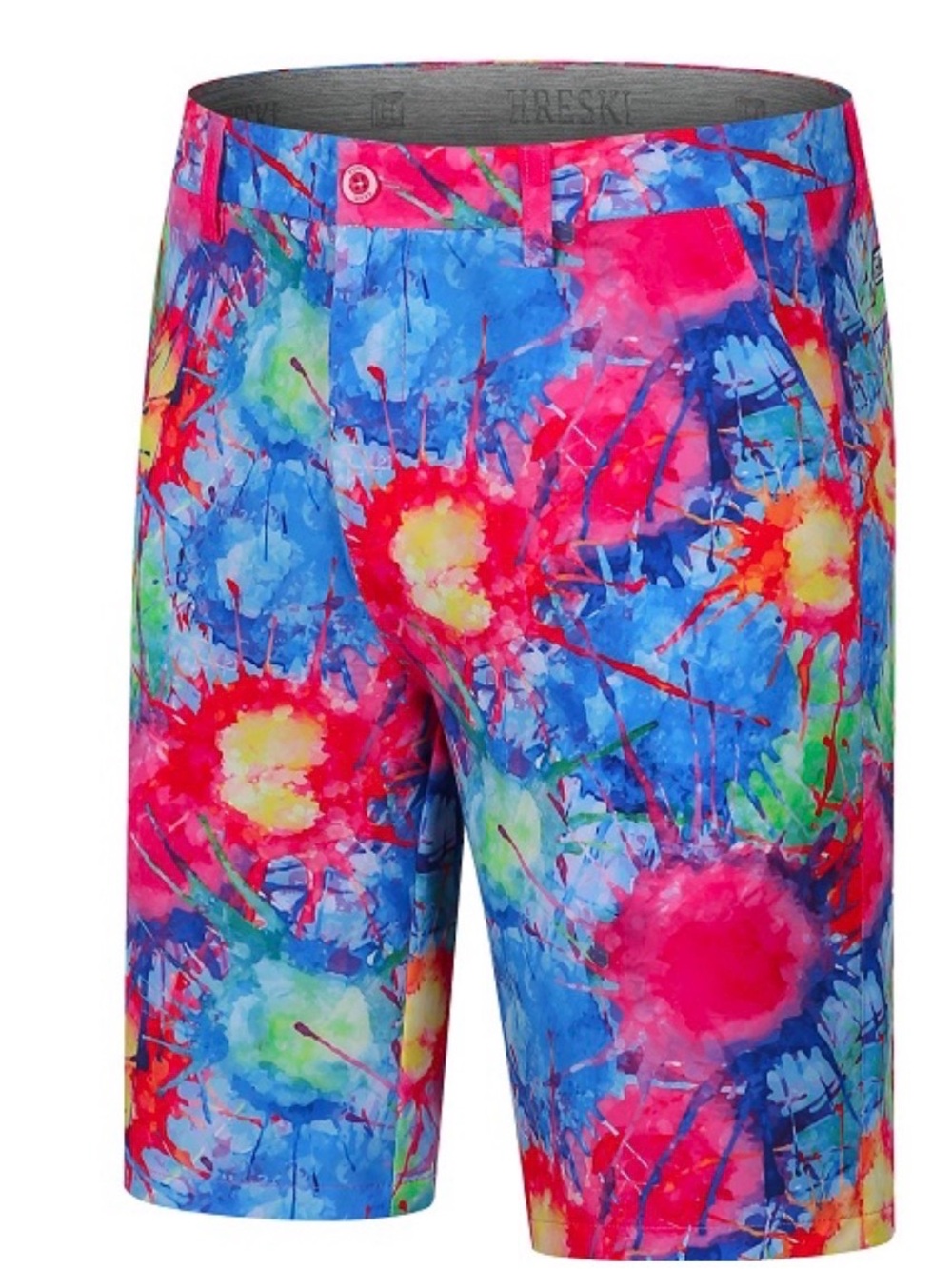 Explosion of Colors Golf Shorts - Hreski 128